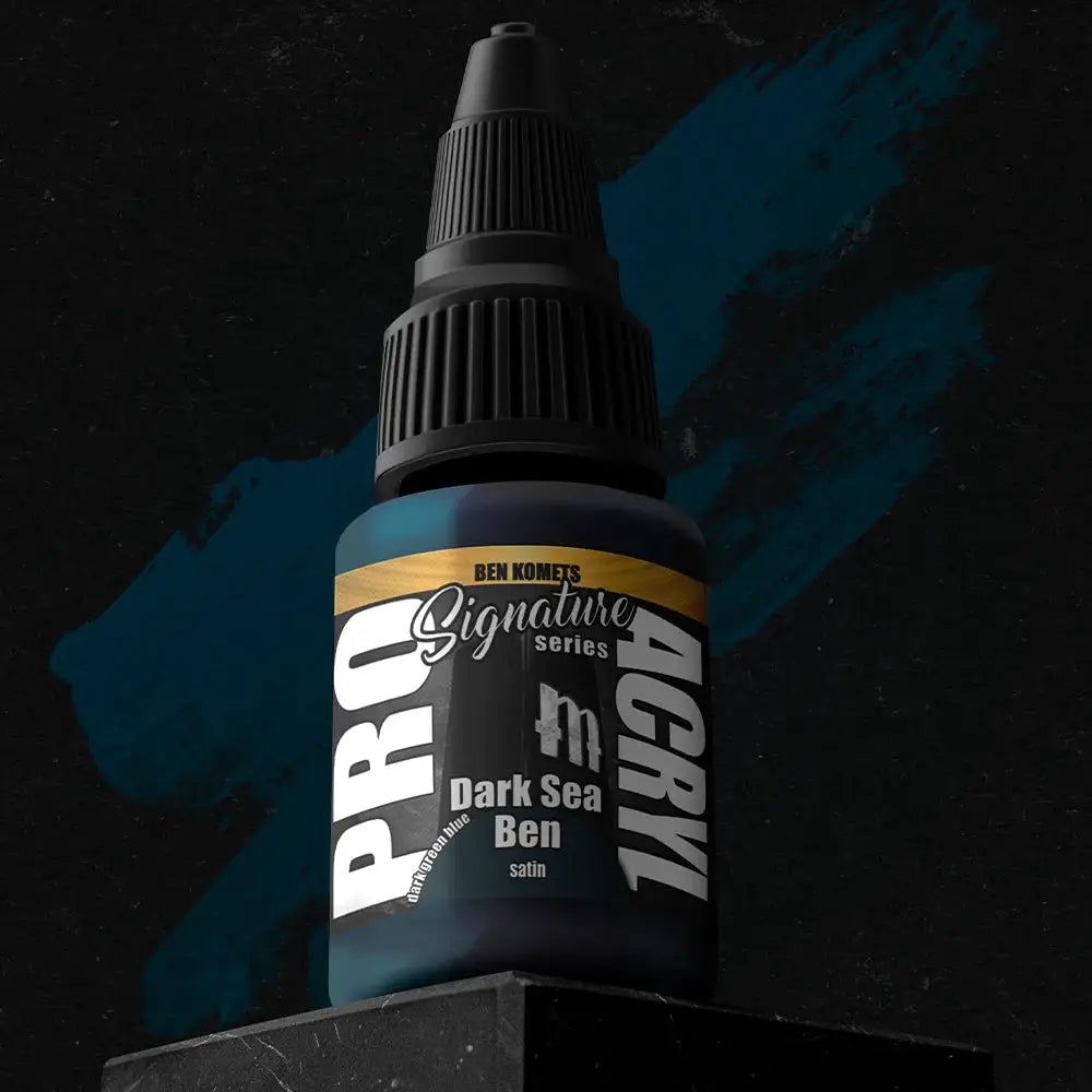 Monument Ben Komets Dark Sea Ben Acrylic Paint 22ml Bottle Paint & Tools Monument Hobbies   