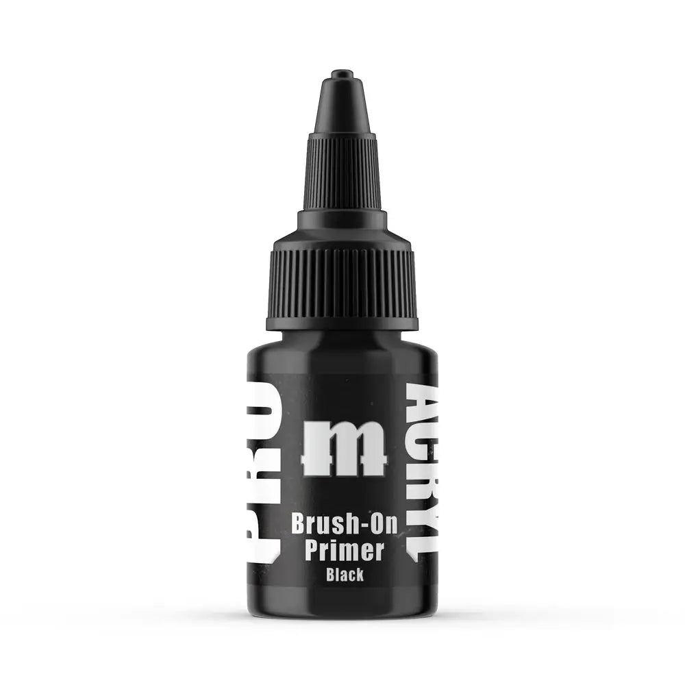 Monument Brush-On Black Acrylic Primer Bottle (22ml) - Paint & Tools