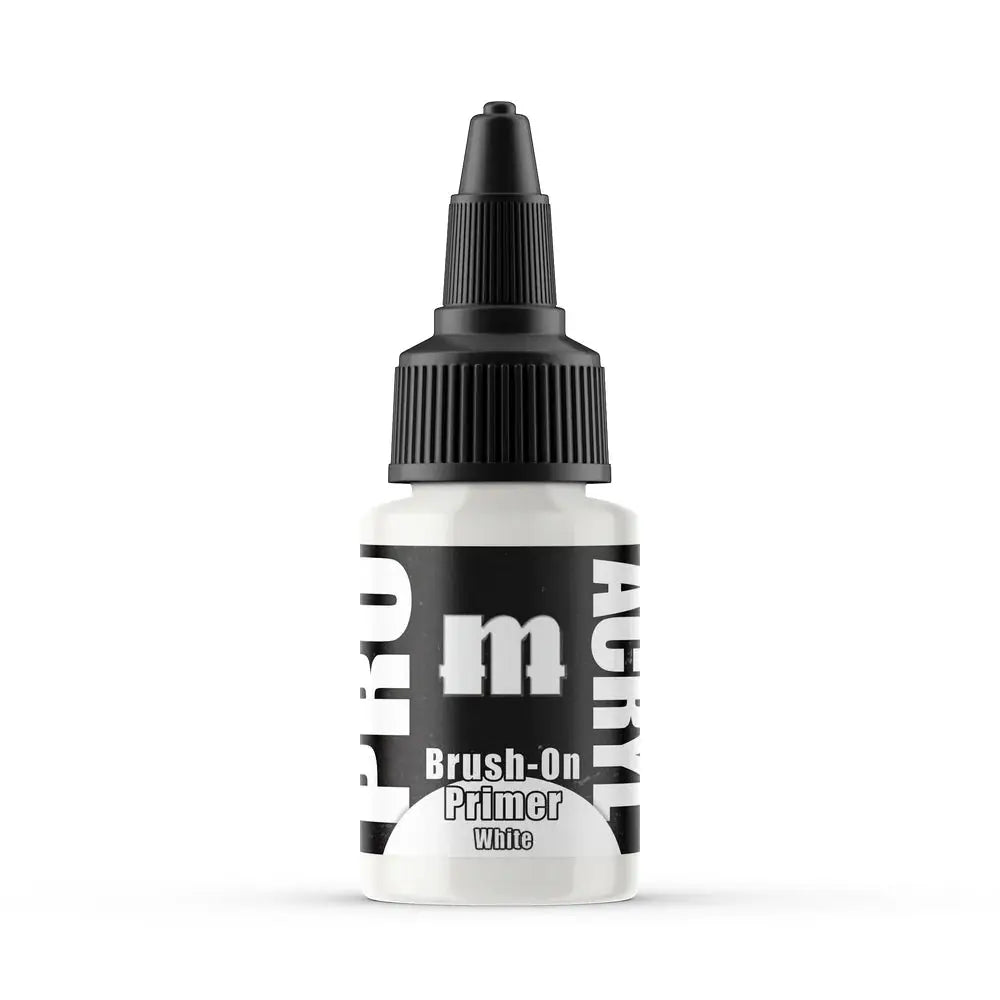 Monument Brush-On White Acrylic Primer Bottle (22ml) - Paint & Tools
