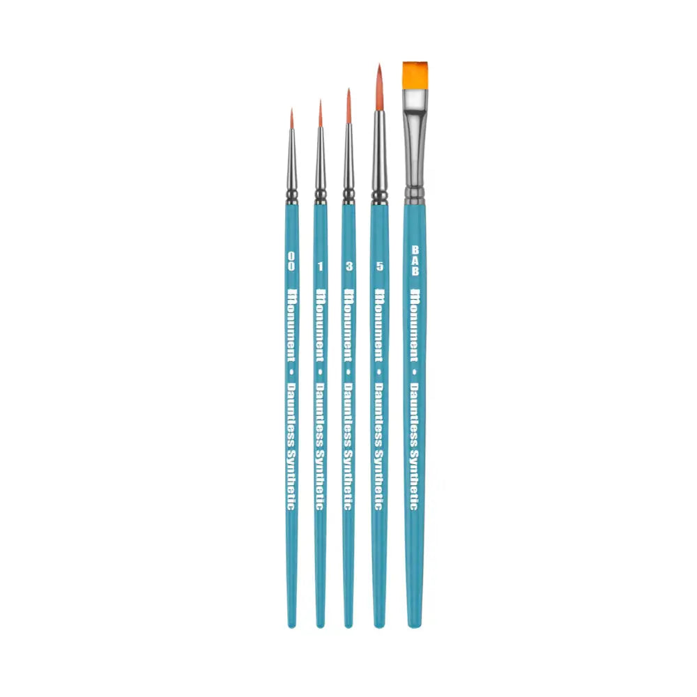 Monument Dauntless Synthetic Brush Set - Paint & Tools