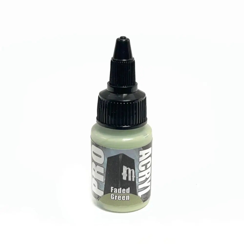 Monument Faded Green Acrylic Paint 22ml Bottle - Paint & Tools