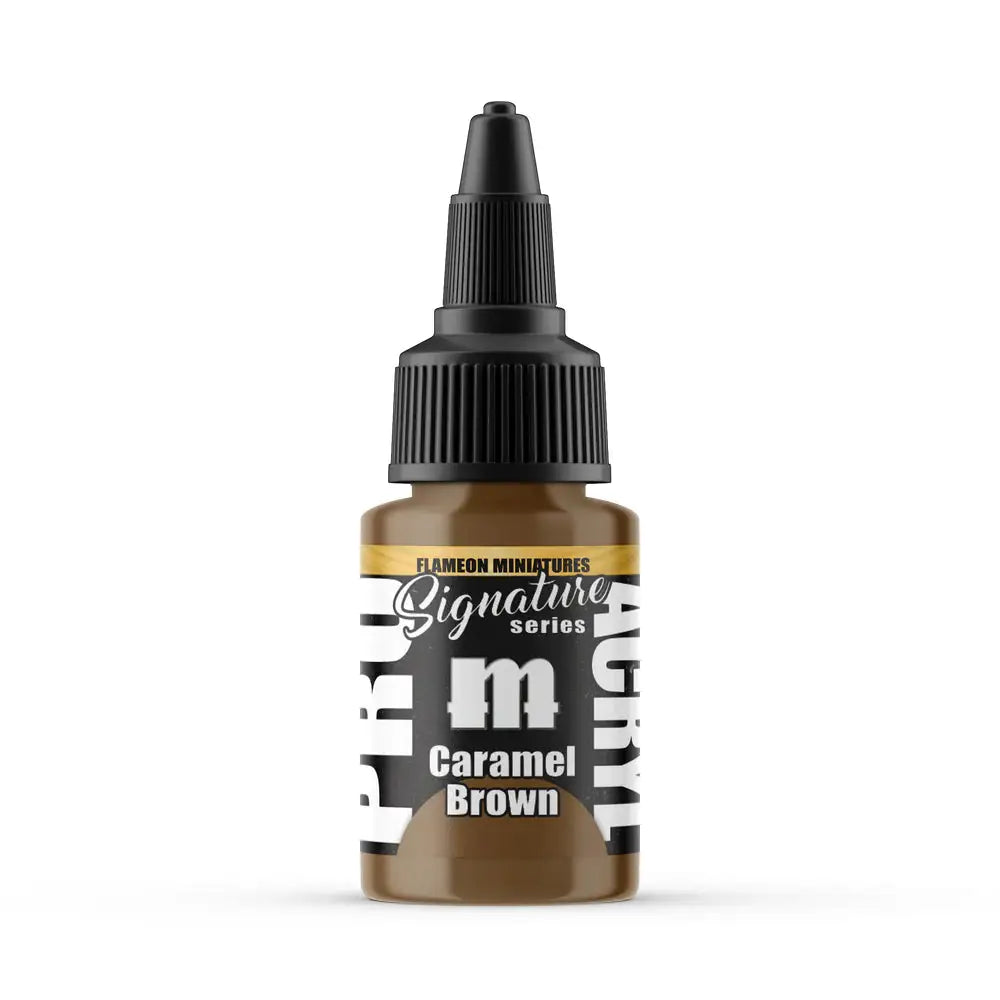 Monument Flameon Caramel Brown Acrylic Paint 22ml Bottle - Paint & Tools