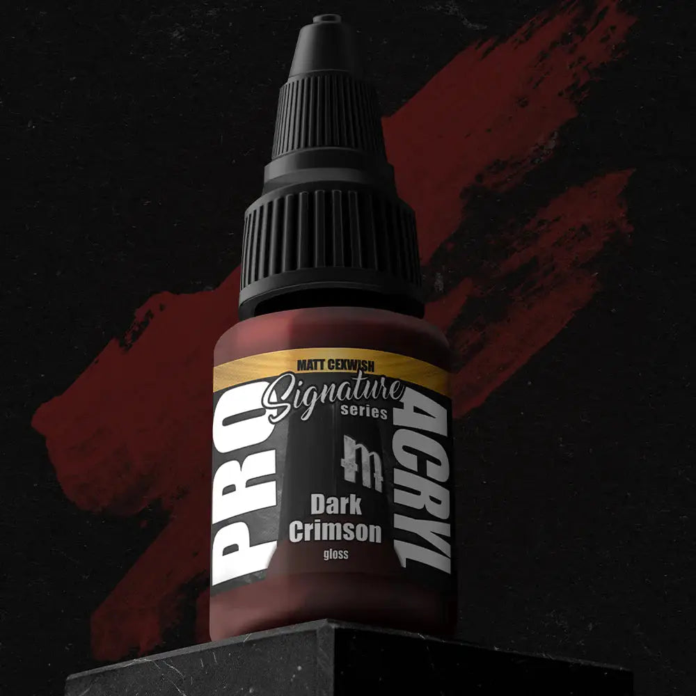 Monument Matt Cexwish Dark Crimson Acrylic Paint 22ml Bottle - Paint & Tools