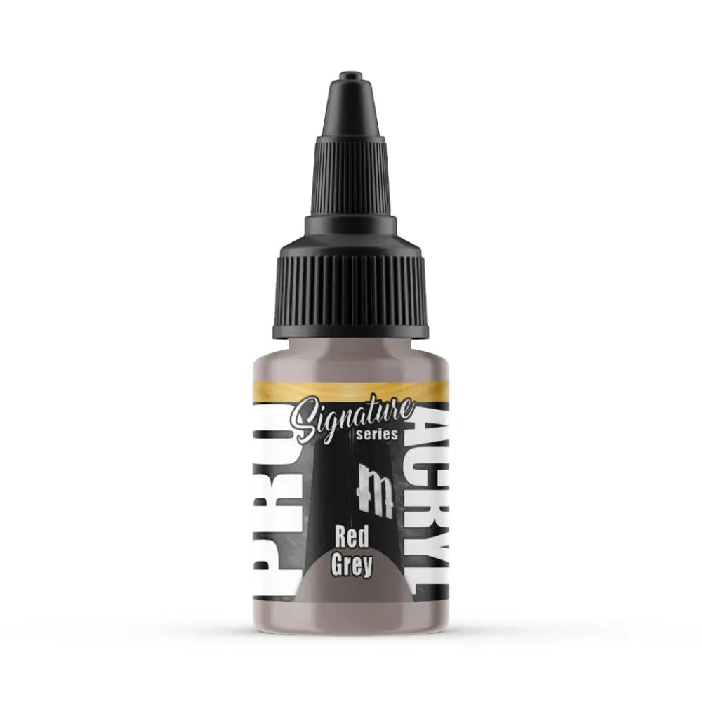 Monument Ninjon Red Grey Acrylic Paint 22ml Bottle - Paint & Tools