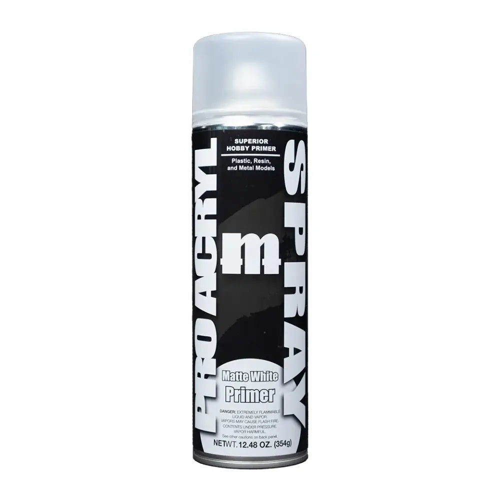 Monument PRO Acryl Spray Primer Matte White (500mL) - Paint & Tools