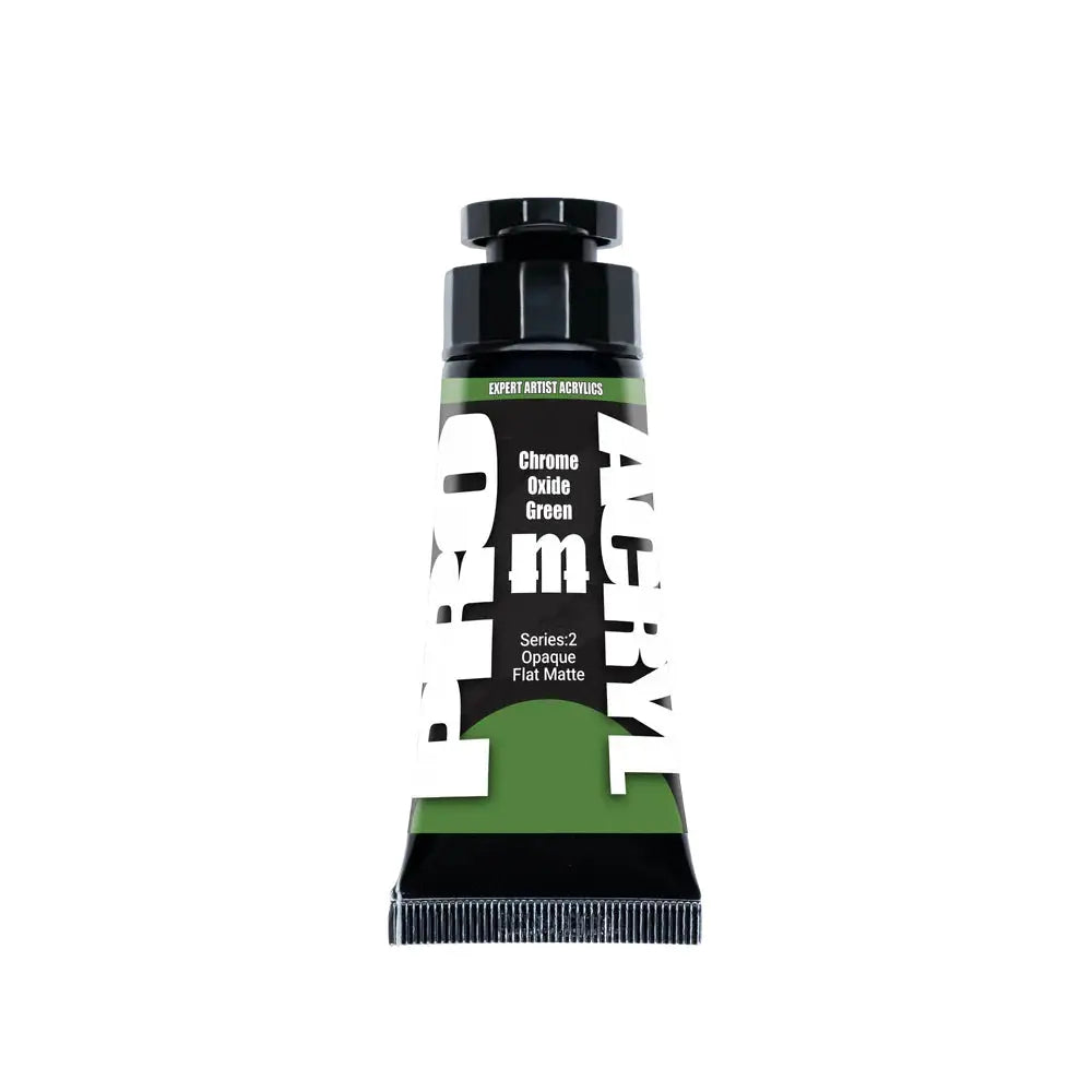 Monument PRO Expert Artist Acrylics Chrome Oxide Green (30mL) - Paint & Tools
