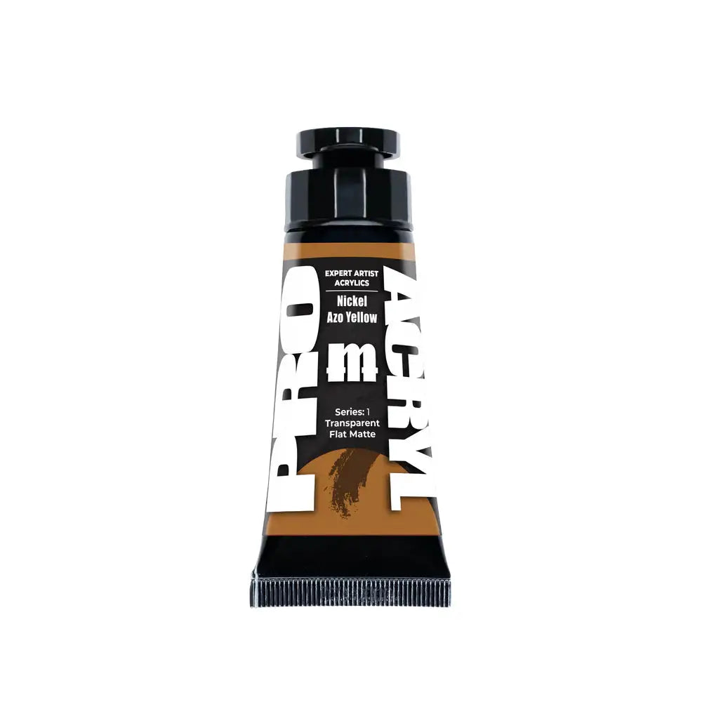 Monument PRO Expert Artist Acrylics Nickel Azo Yellow Tube (30mL) - Paint & Tools