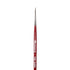 Monument pro sable #1 fine-tipped paintbrush with red handle silver ferrule and black bristles by marmount pro sable