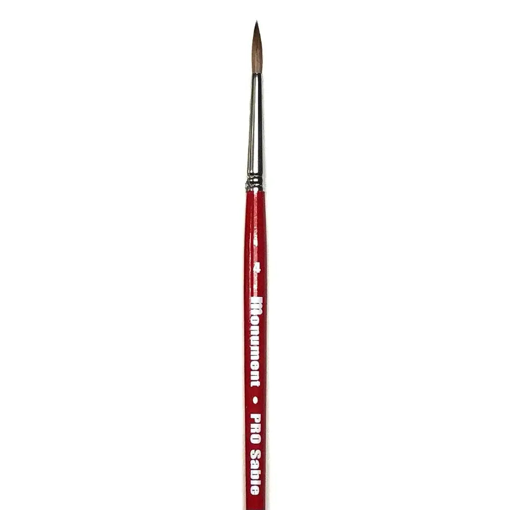 Monument PRO Sable #4 Brush - Paint & Tools