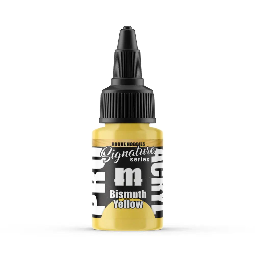 Monument Rogue Hobbies Bismuth Yellow Acrylic Paint 22ml Bottle - Paint & Tools