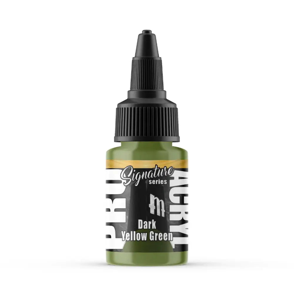 Monument Vince Venturella Dark Yellow Green Acrylic Paint 22ml Bottle - Paint & Tools
