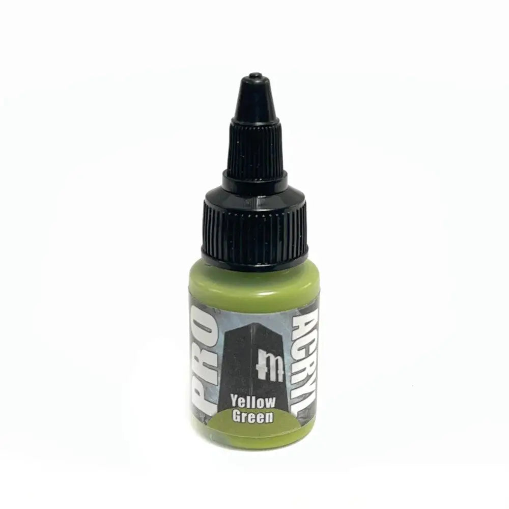 Monument Yellow Green Acrylic Paint 22ml Bottle - Paint & Tools