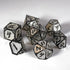 Mooncast Hexbreaker Metal Polyhedral (D&D) Dice Set (7) - Dice & Dice Supplies