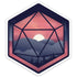 Mountain D20 Sticker Toys & Gifts Forged Gaming   