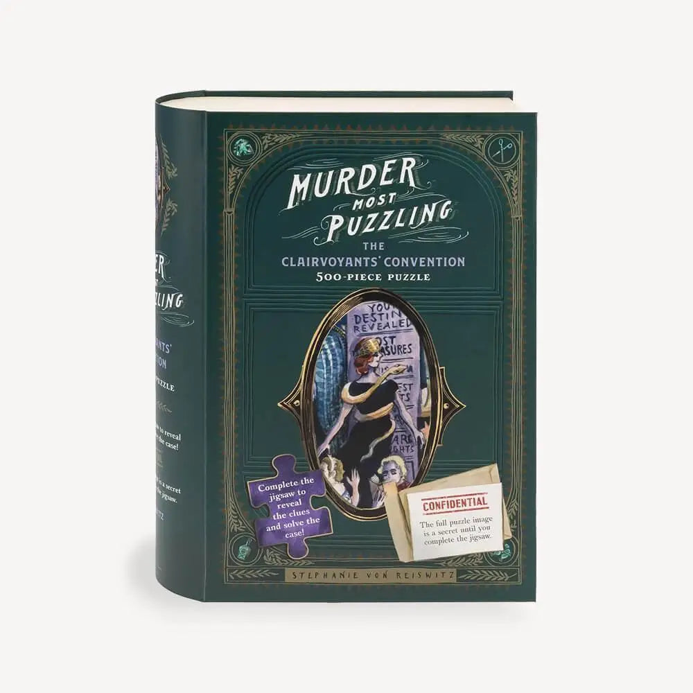 Murder Most Puzzling: The Clairvoyants' Convention 500-Piece Puzzle Puzzles Van Ryder Games   