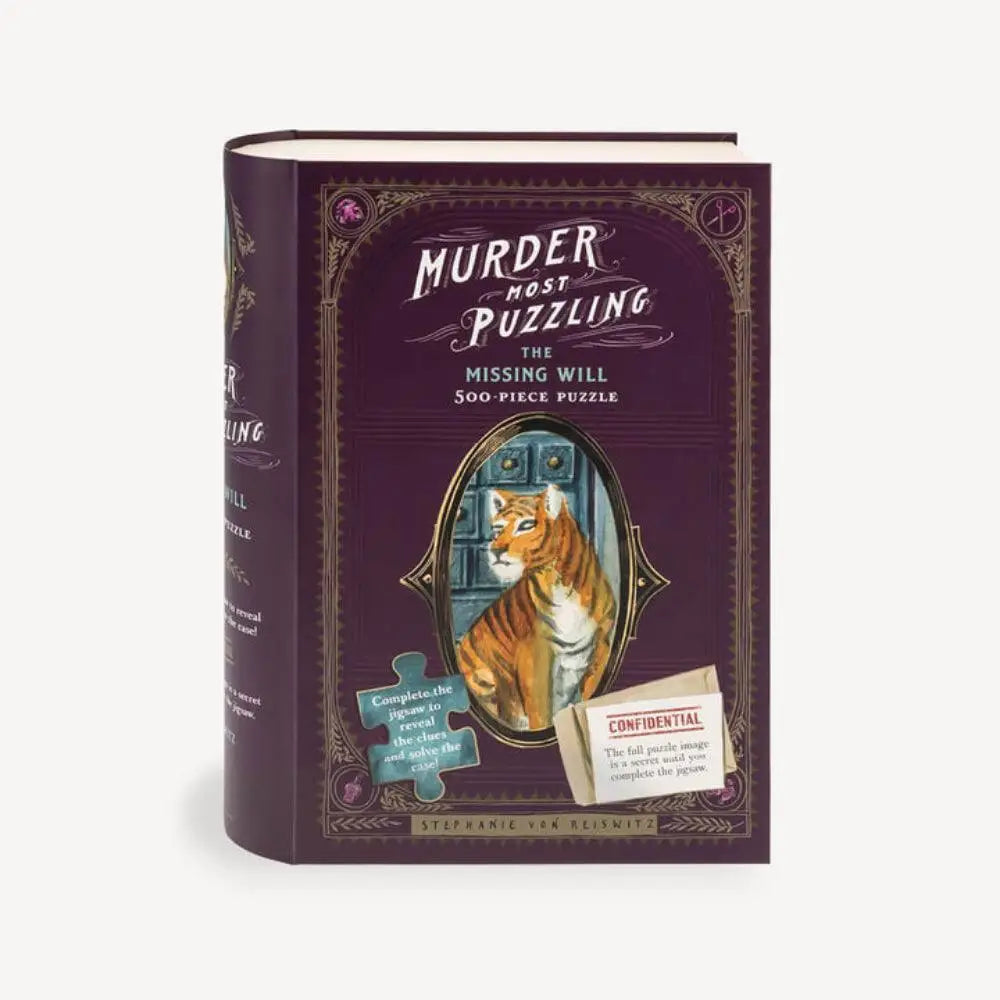 Murder Most Puzzling: The Missing Will 500-Piece Puzzle Puzzles Van Ryder Games   