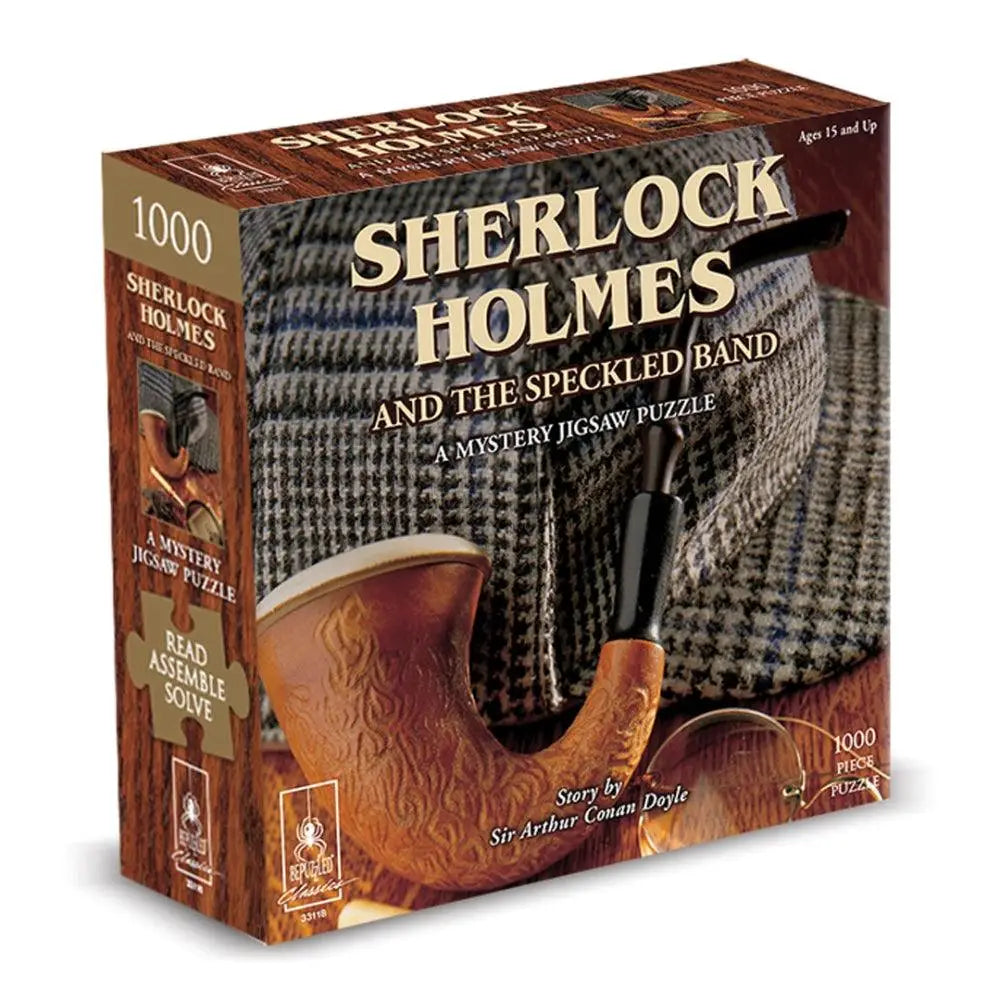 Murder Mystery Puzzles: Sherlock Holmes and the Speckled Band Puzzles University Games   