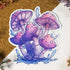 Mushroom Cluster Sticker - Gifts