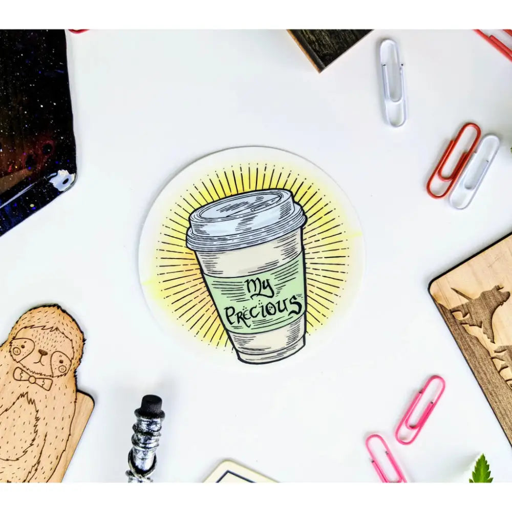 My Precious Coffee Vinyl Sticker - Gifts