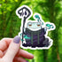 Necromancer Frog Sticker - Gifts