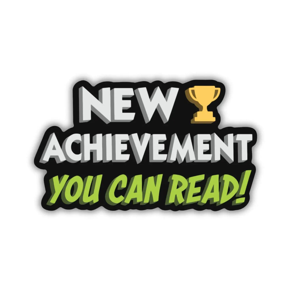 New Achievement: You Can Read! (Dungeon Crawler Carl) Sticker - Gifts