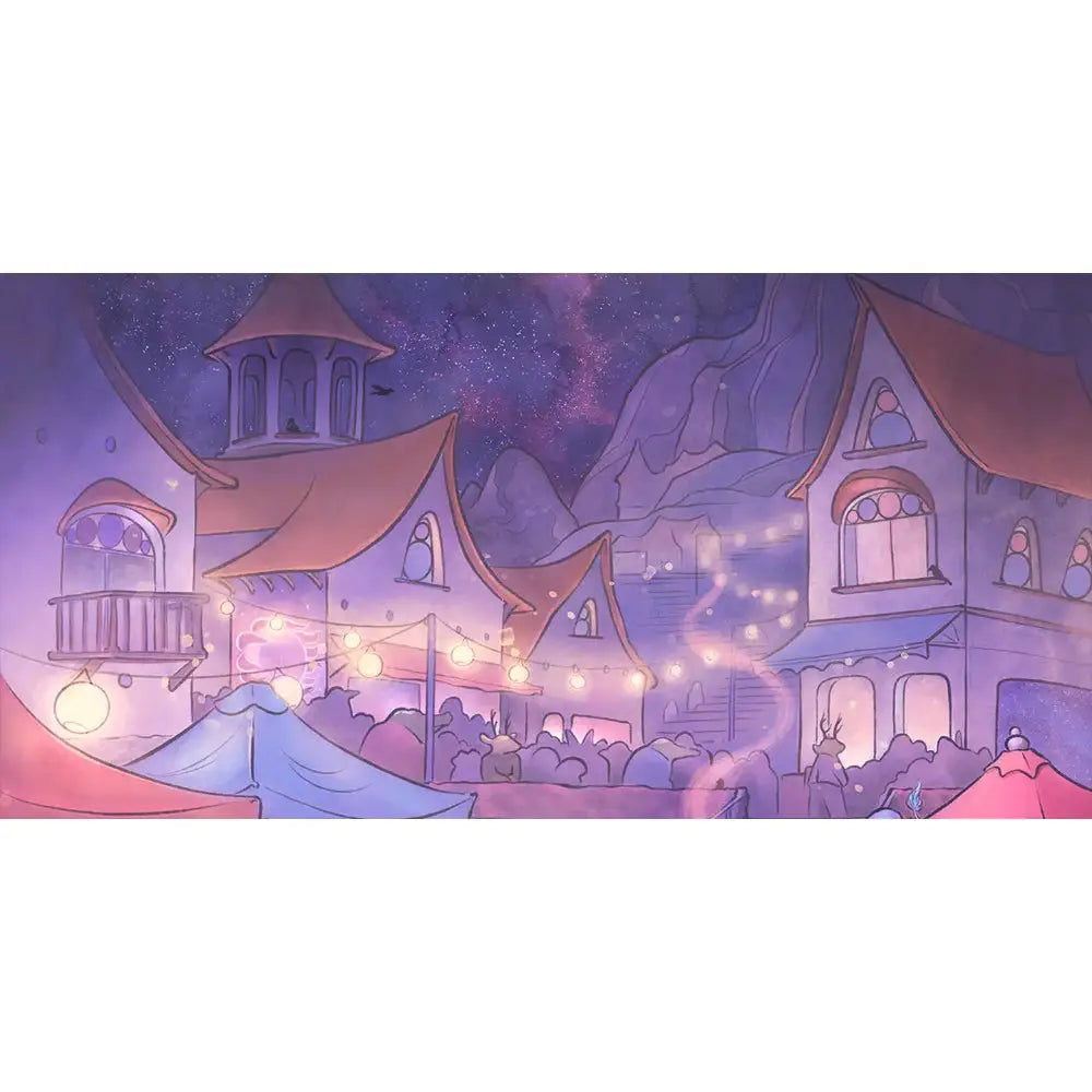 Night Market Teatime Adventures Playmat - Card Games