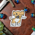 Ninja Dog Sticker - Gifts