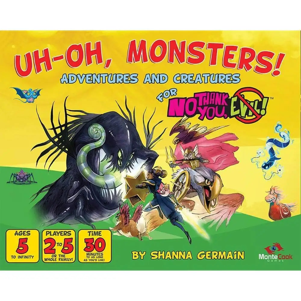 No Thank You Evil! RPG: Uh-Oh Monsters! - Roleplaying Games