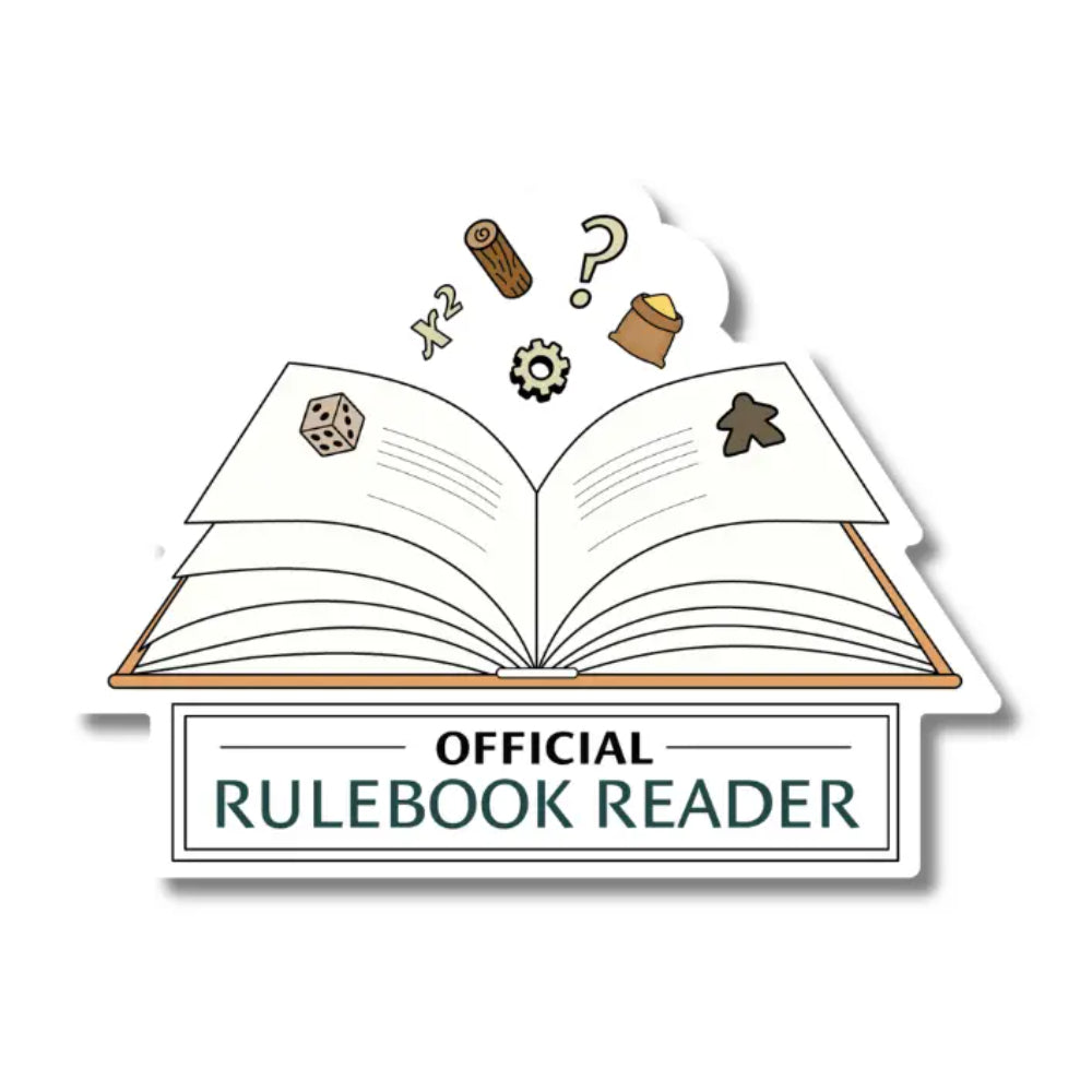 Official Rulebook Reader Sticker - Gifts