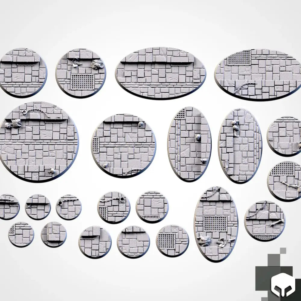 Ogre Forge Dungeon Round Base - Paint & Tools