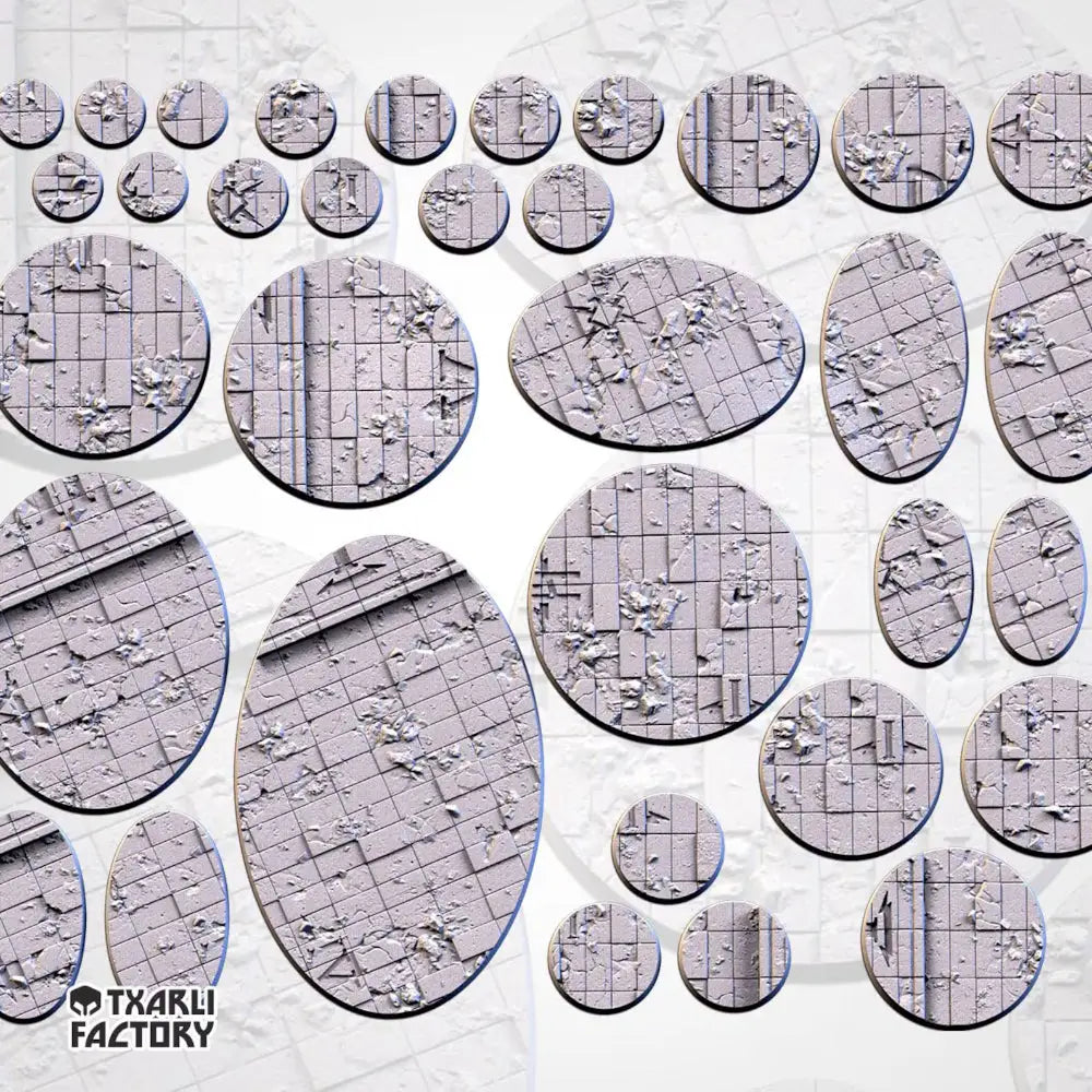 Ogre Forge Ruined Palace Round Base - Paint & Tools