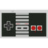 Old school NES controller playmat featuring a gray Nintendo controller with black pad and red buttons