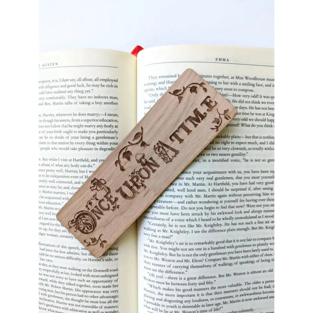 Once Upon A Time Wooden Bookmark - Gifts