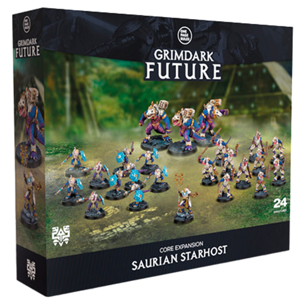 One Page Rules Grimdark Future Saurian Starhost Core Expansion - Miniatures Games