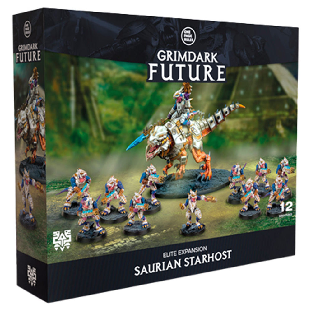 One Page Rules Grimdark Future Saurian Starhost Elite Expansion - Miniatures Games