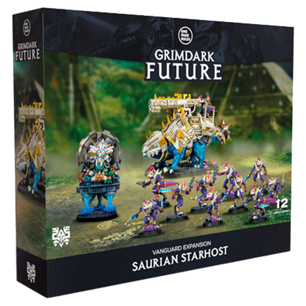 One Page Rules Grimdark Future Saurian Starhost Vanguard Expansion - Miniatures Games