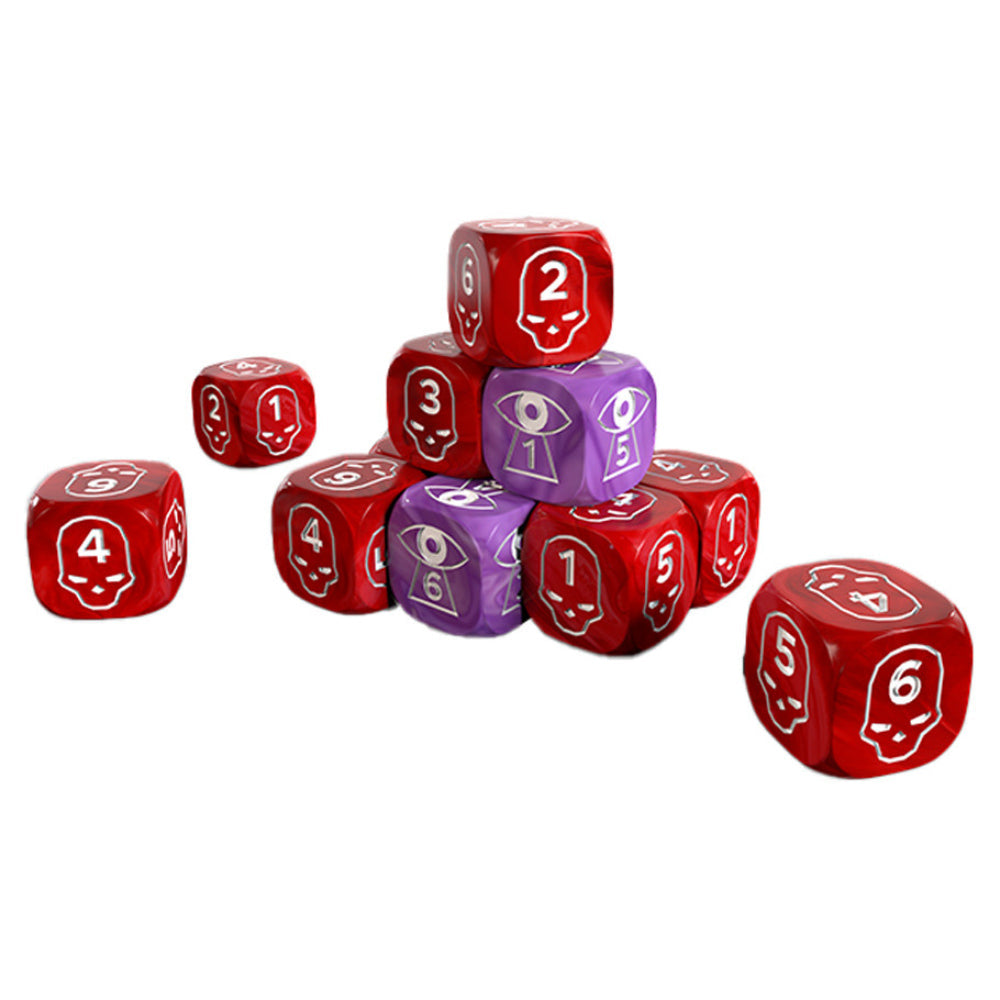 One Page Rules Grimdark Future Wound & Spell 16mm Dice Set (20) - Miniatures Games