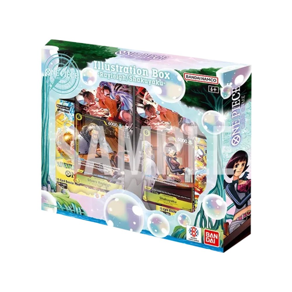 One Piece TCG: Rayleigh/Shakuyaku Illustration Box (IB-07) - Card Games