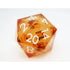 Orange Blossoms Sharp Edge Liquid Core 33mm D20 Die - Dice & Dice Supplies