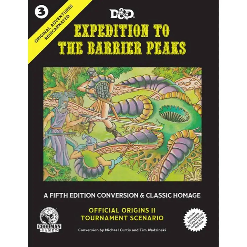 Original Adventures Reincarnated #3: Expedition to the Barrier Peaks Dungeons & Dragons Goodman Games   