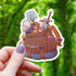 Overfilled Adventure Backpack Sticker - Gifts