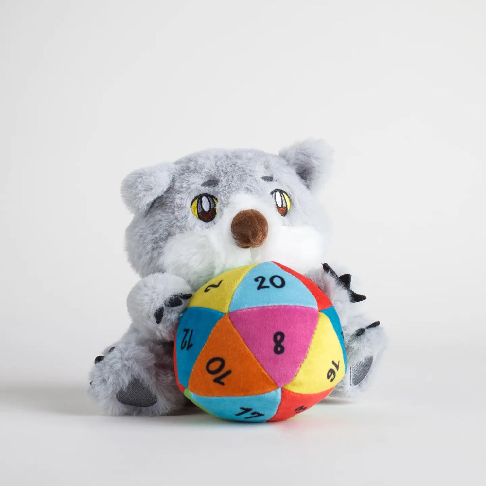 Owlbear with Rainbow D20 Plushie - Gifts