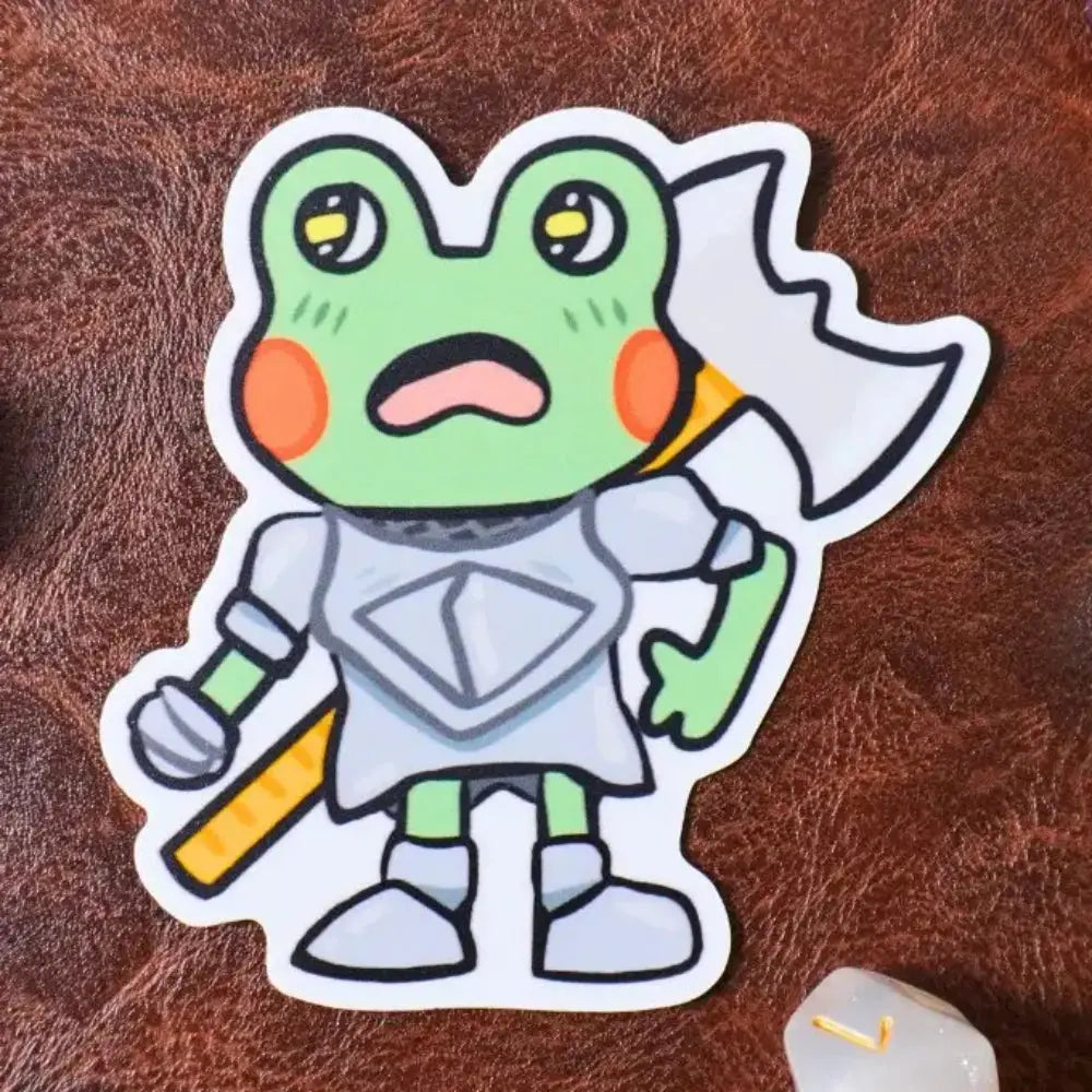 Paladin Frog Sticker - Gifts