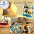 Pastry Pets Pin & Polyhedral (D&D) Dice Set (7) Eclair Rabbit - Dice & Dice Supplies