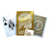 Peacock Playing Cards - Gold Large Print - Board Games
