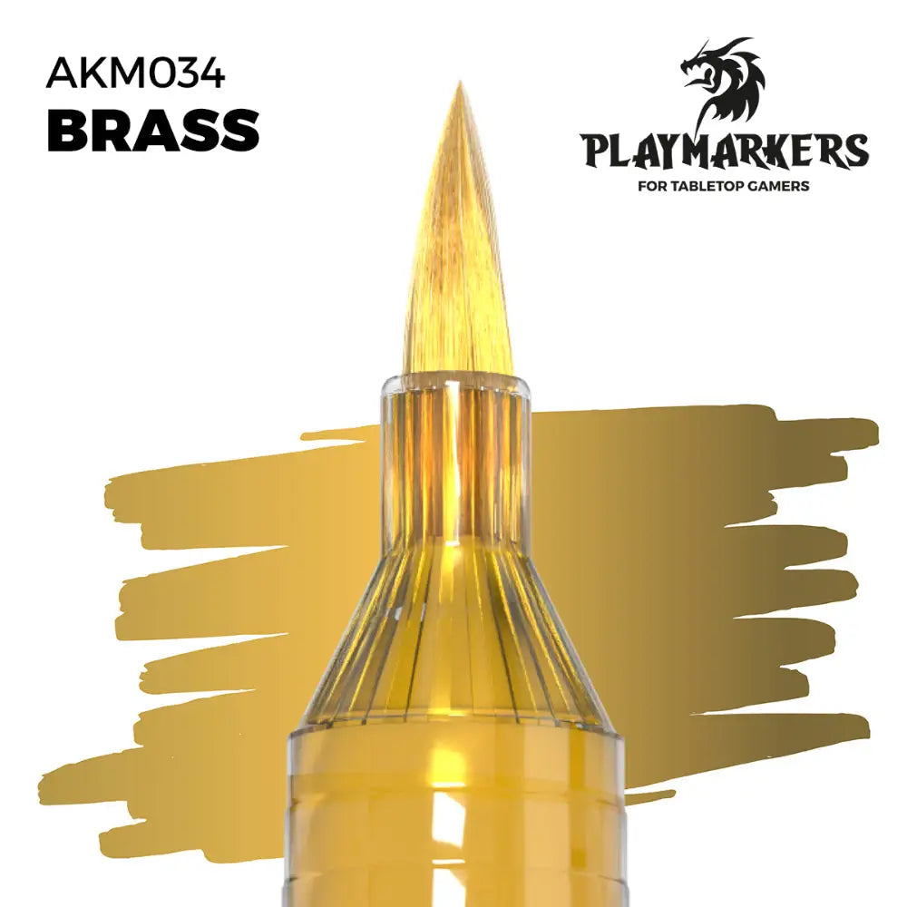 Playmarkers: Brass Acrylic Gamers Paint - Paint & Tools
