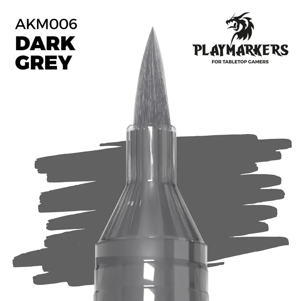 Playmarkers: Dark Grey Acrylic Gamers Paint - Paint & Tools