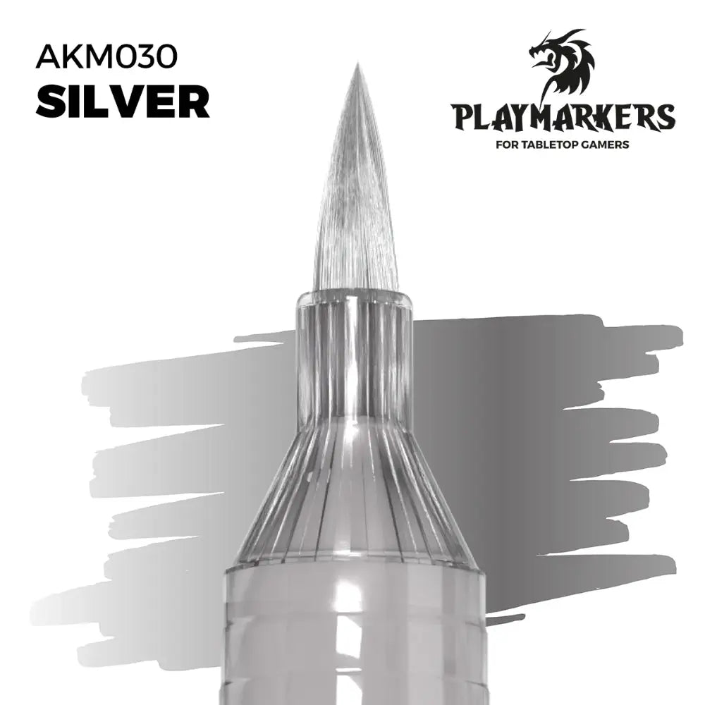 Playmarkers: Silver Acrylic Gamers Paint - Paint & Tools