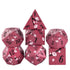 Plum Blossom Metal Polyhedral (D&D) Dice Set (7)