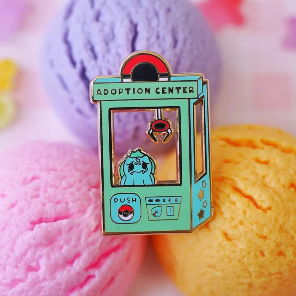 Pokemon Bulbasaur Adoption Center Enamel Pin - Gifts